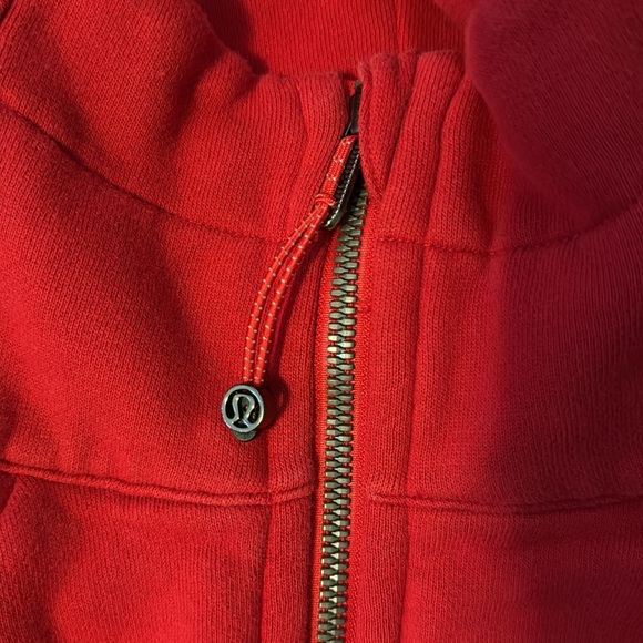 Lululemon Full-Zip Scuba Hoodie Red 20 - Picture 5 of 8